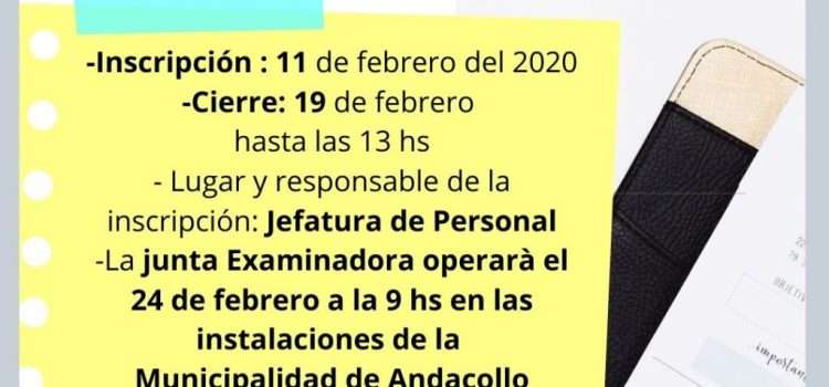 Llamado Público a cubrir el cargo de Secretaria del HCD